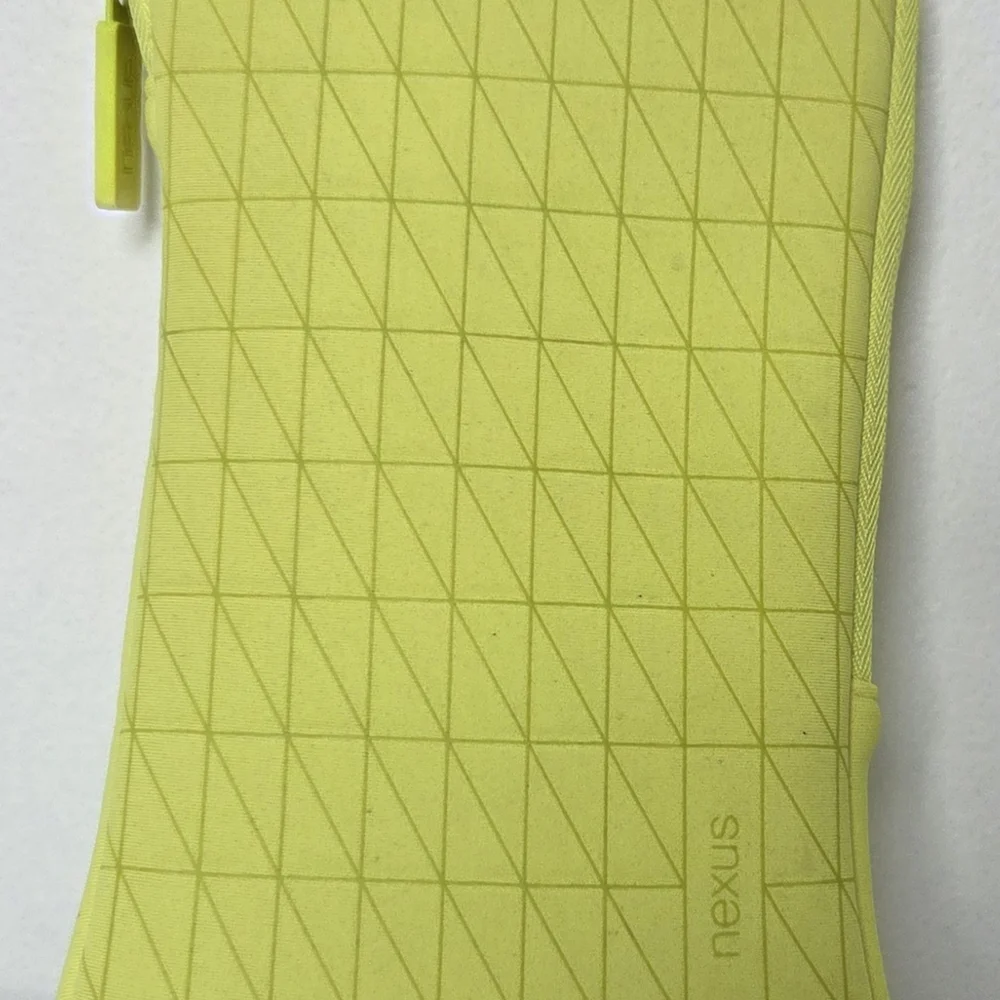 Yellow Geometric Tablet/Phone Sleeve - Padded Zip Case